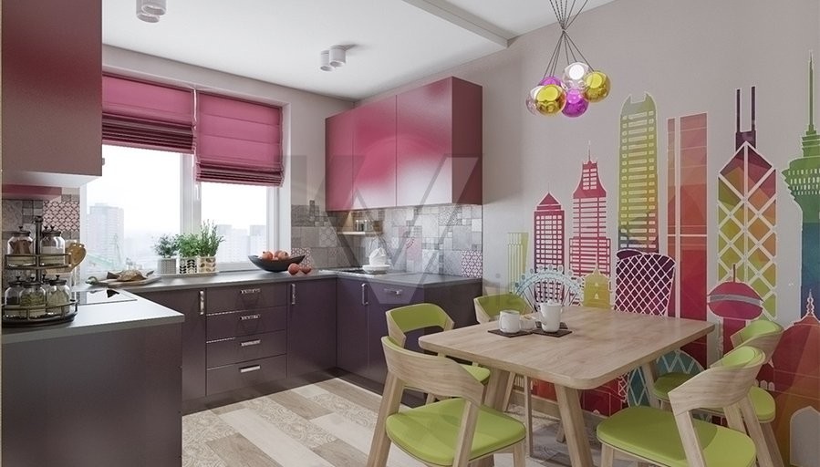 Дизайн 4-комнатной квартиры П-46М, Железнодорожный