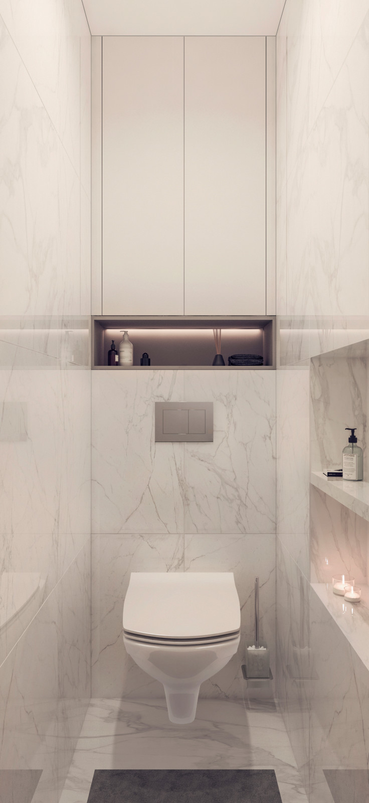 Дизайн двухкомнатной квартиры, 54 м2