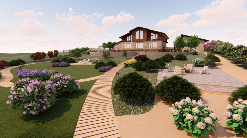 Проект ландшафтного благоустройства в посёлке Ушаково