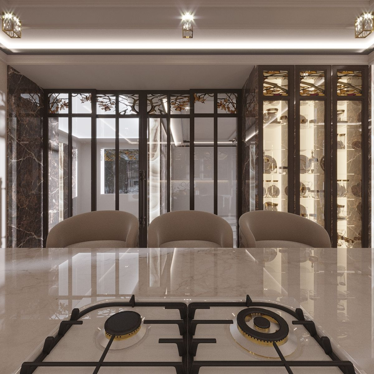 Дизайн таунхауса 100 кв. м в Куркино