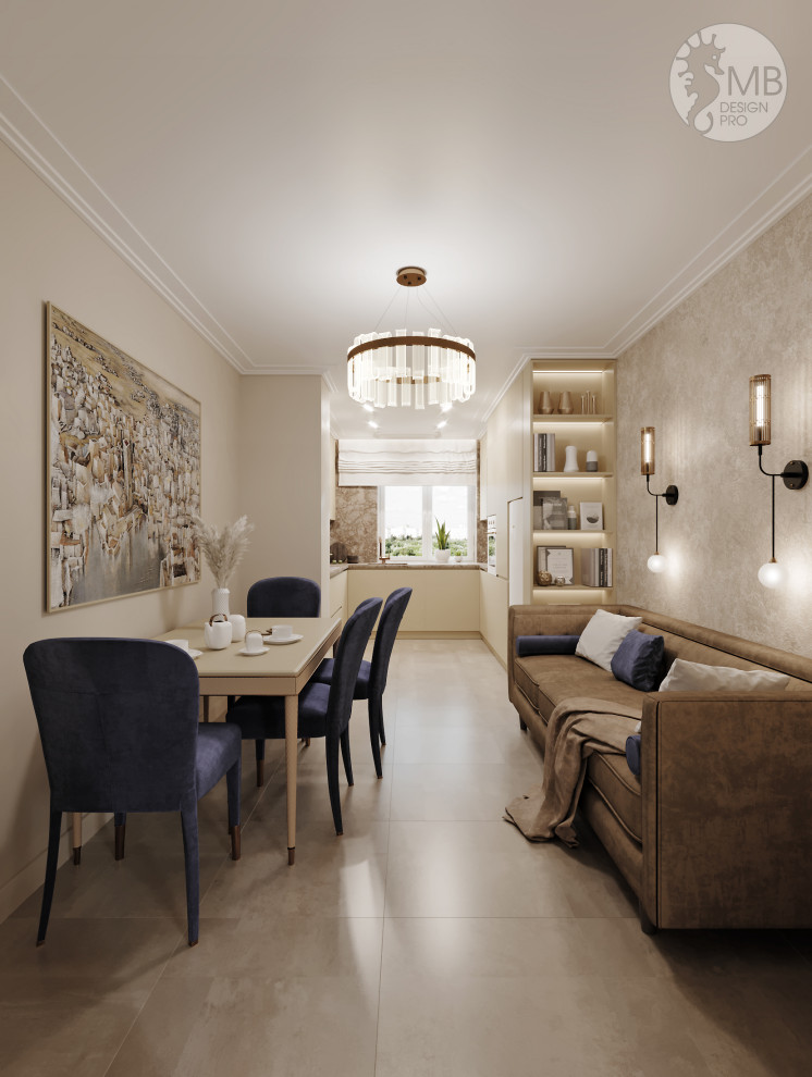 Квартира в карамельных тонах в современном стиле