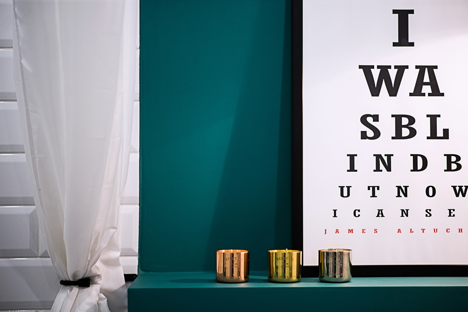 Яркий интерьер на 44 метрах