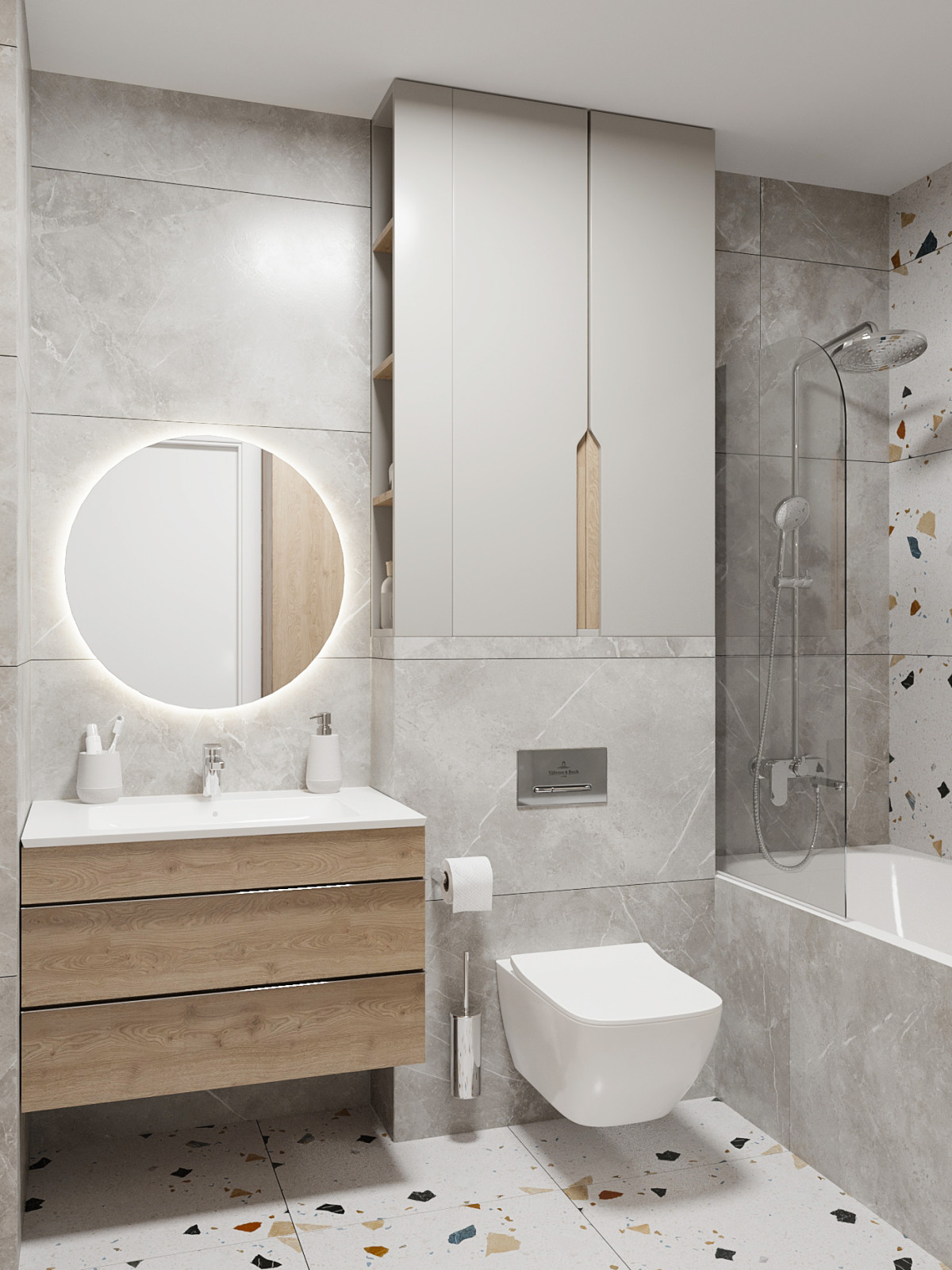 ЖК Новое Купчино, 105м.кв. Современный стиль