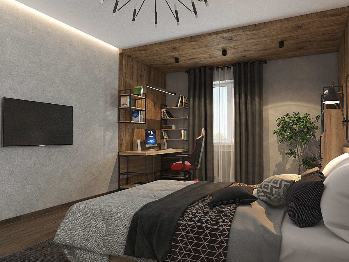 Проект дома общей площадью 198 м2