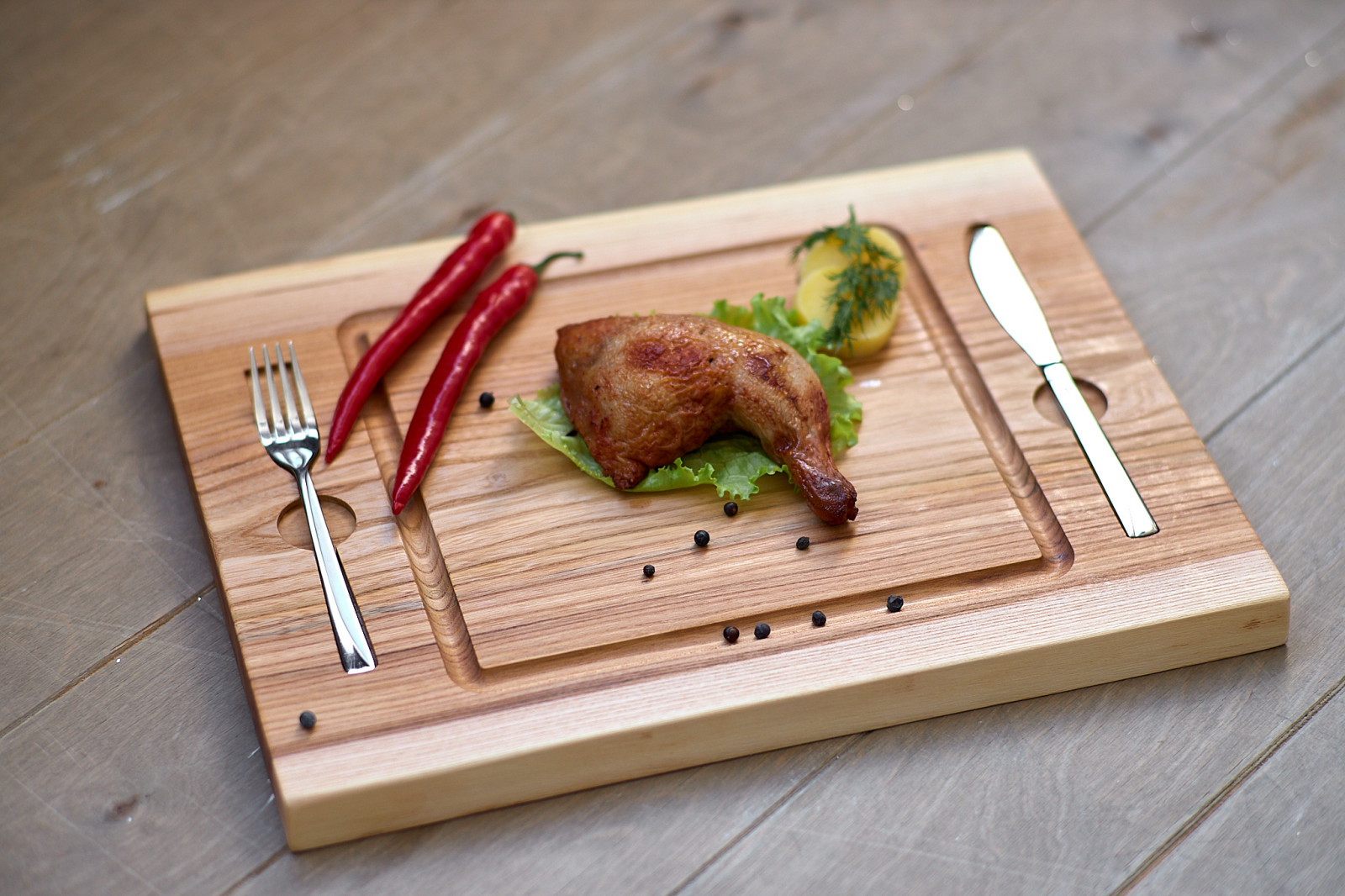 Доска для разделки, сервировки и подачи блюд