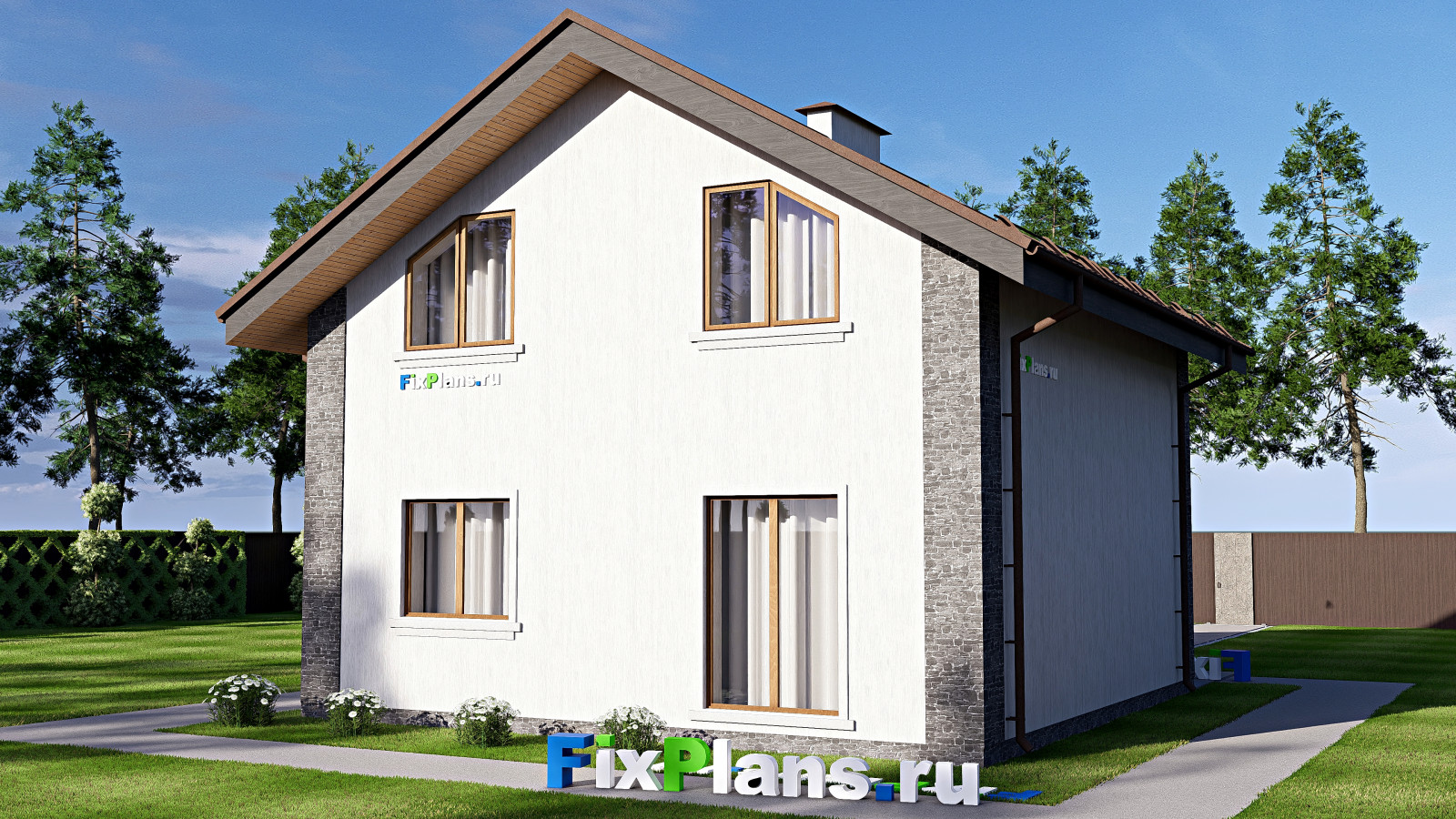 Количество этажей  |1|;, Количество спален  |4|;, Площадь |122.13| м2;, Материал