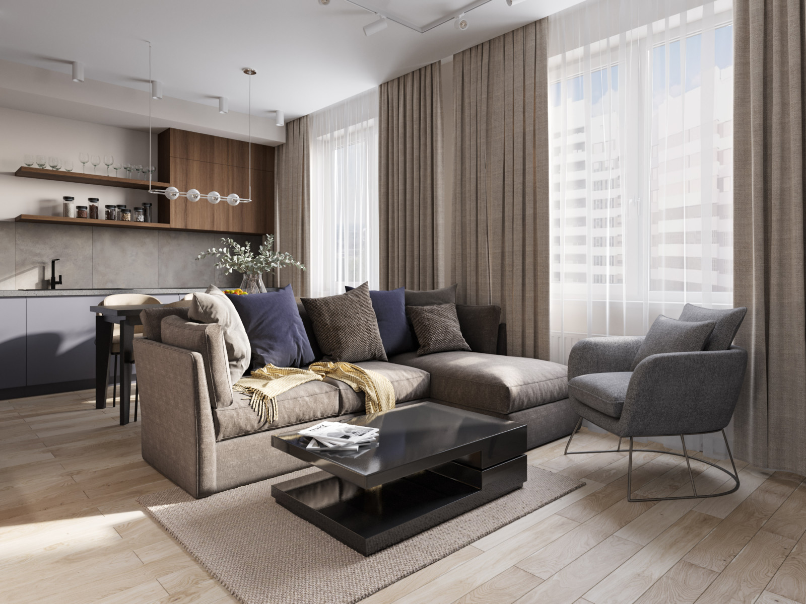 Обложка проекта: Квартира 2 ЖК "Маршал Град"