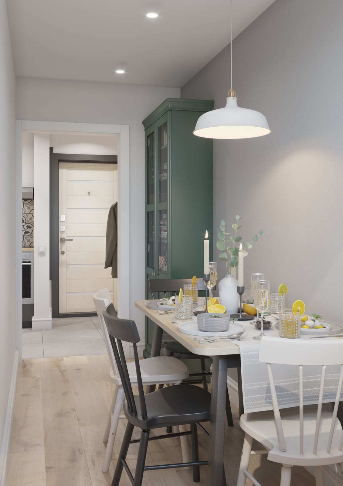 Хрущёвка Скандинавский стиль