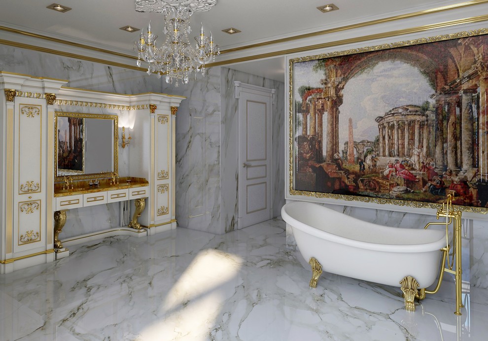 Interior design of villa in Amsterdam
