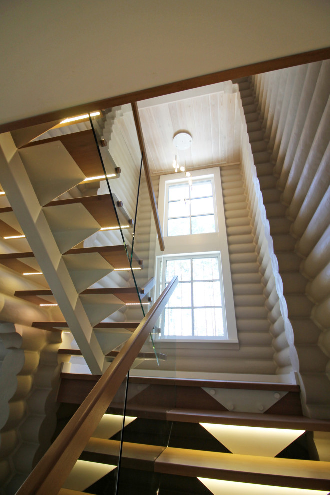 Срубовой коттедж в Рощино