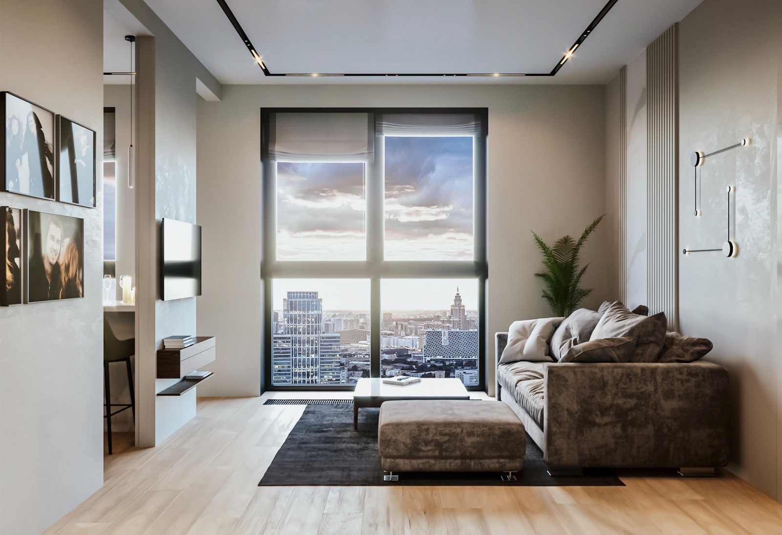 Дизайн-проект квартиры в ЖК Селигер Сити