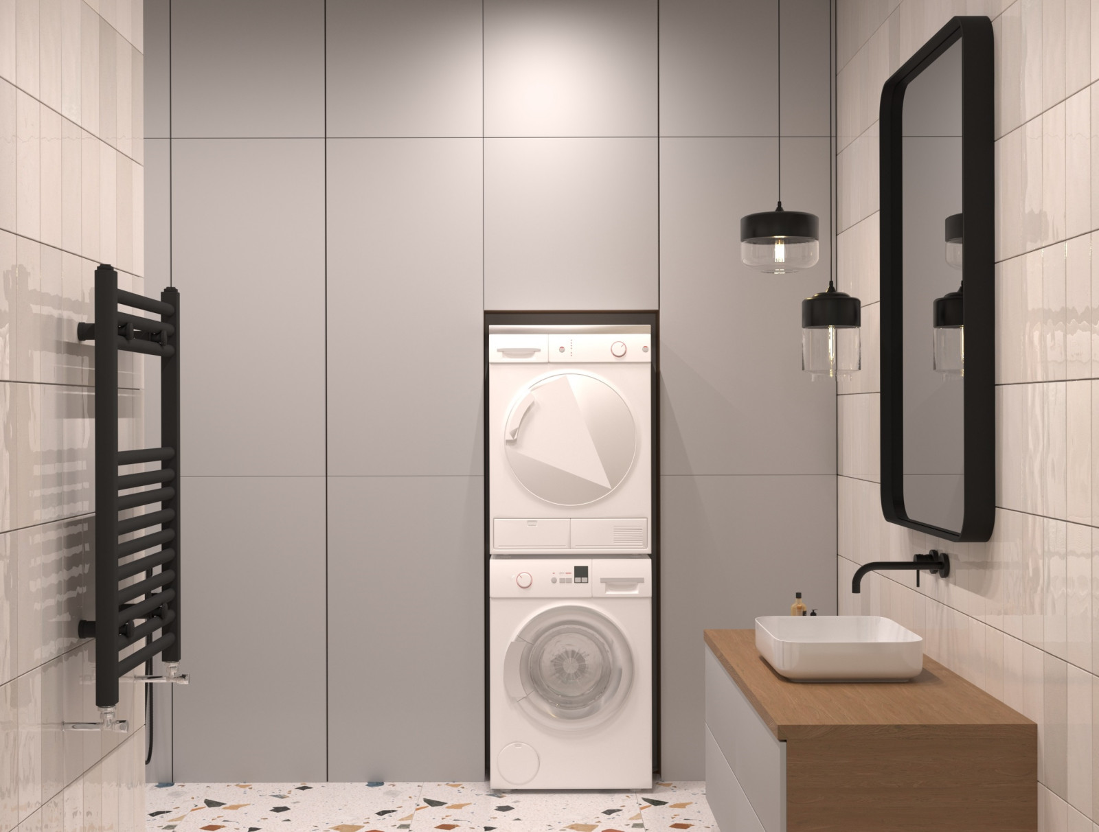 Современный интерьер двухуровневой квартиры