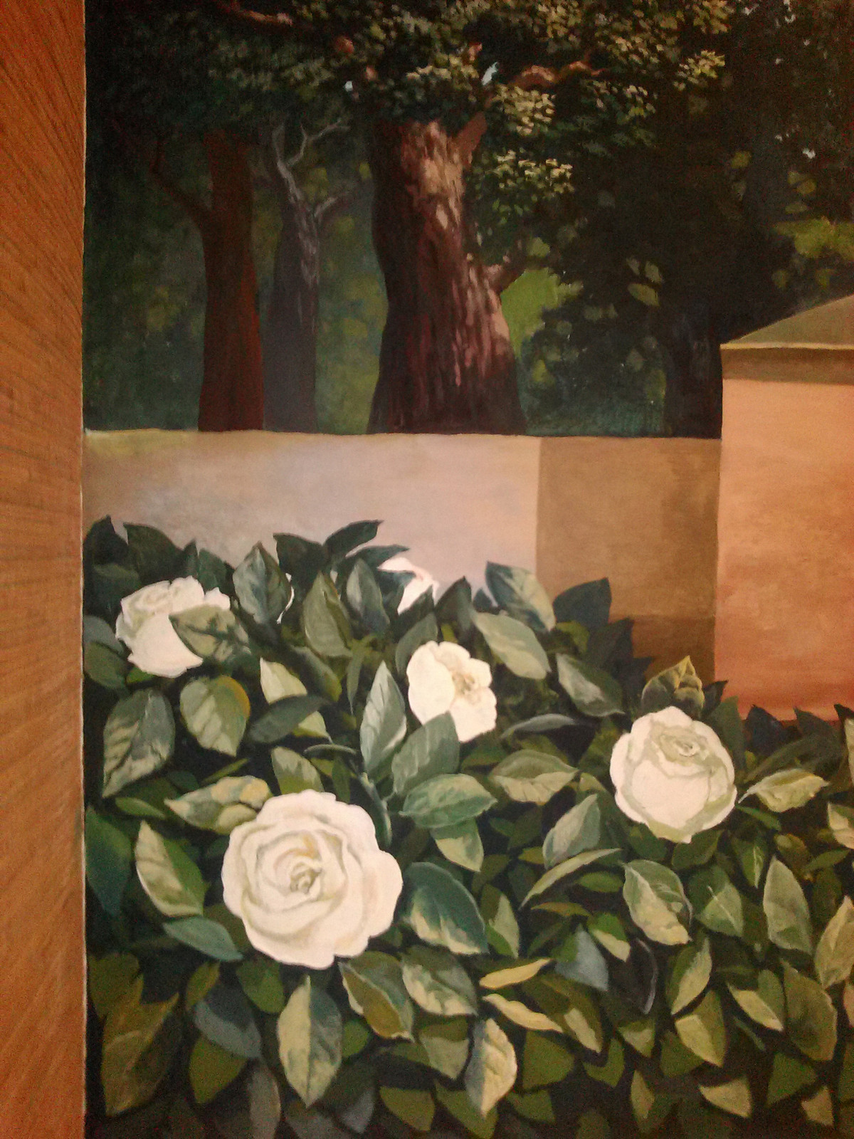 Панно в комнате отдыха загородного дома