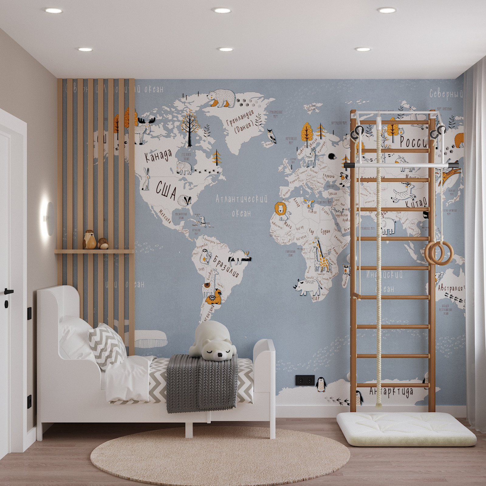 Дизайн-проект квартиры, площадью 99,1 м2 в г. Новосибирск