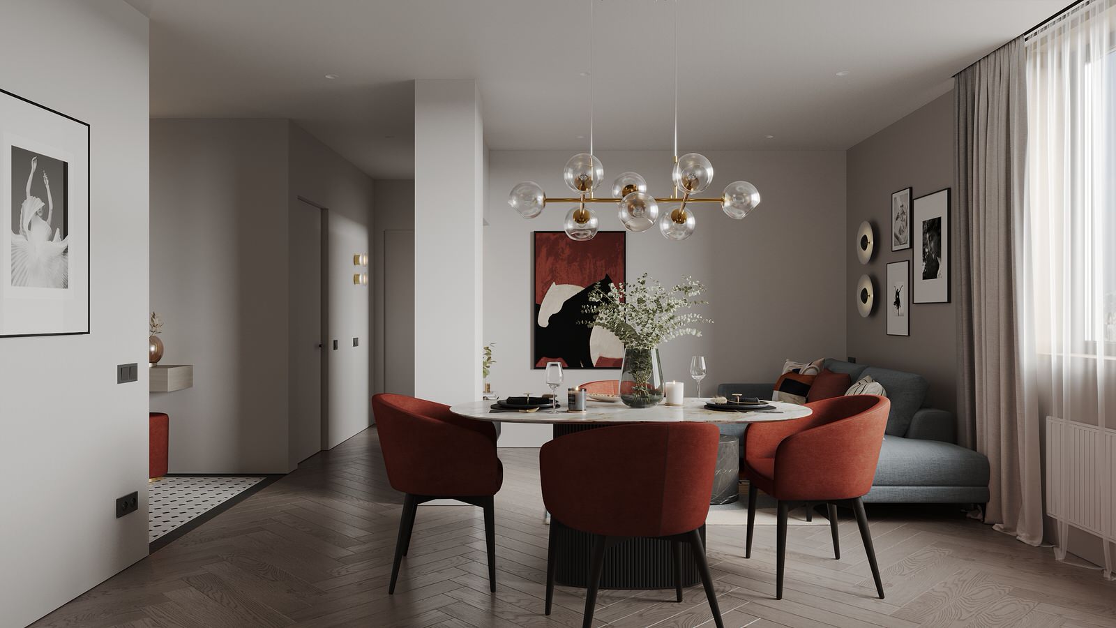 Дизайн квартиры в ЖК «Discovery Residence»