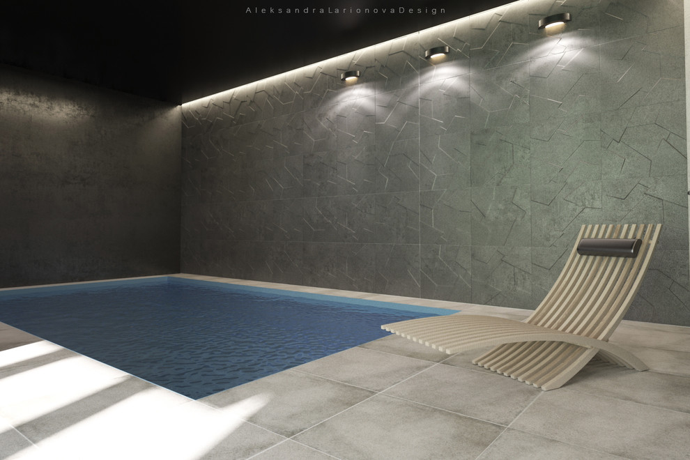 Pool. Art Nouveau style.
