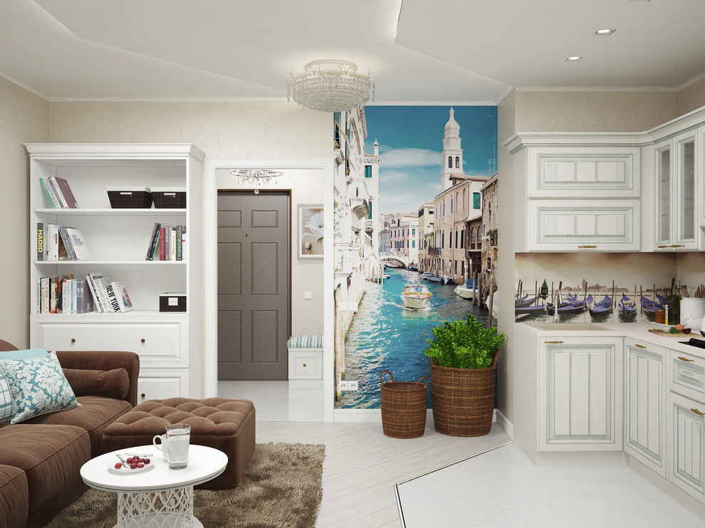 Дизайн интерьера квартиры студии на пр.Маршала Блюхера