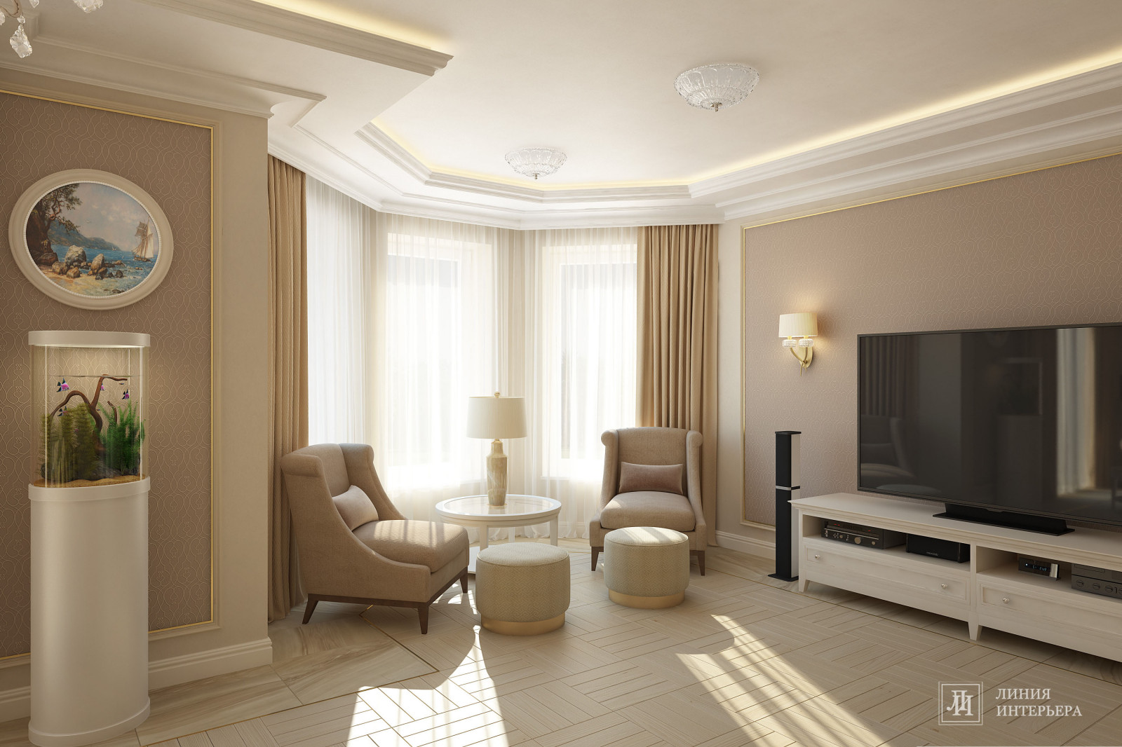 Загородный Дом в Подмосковье, классический интерьер