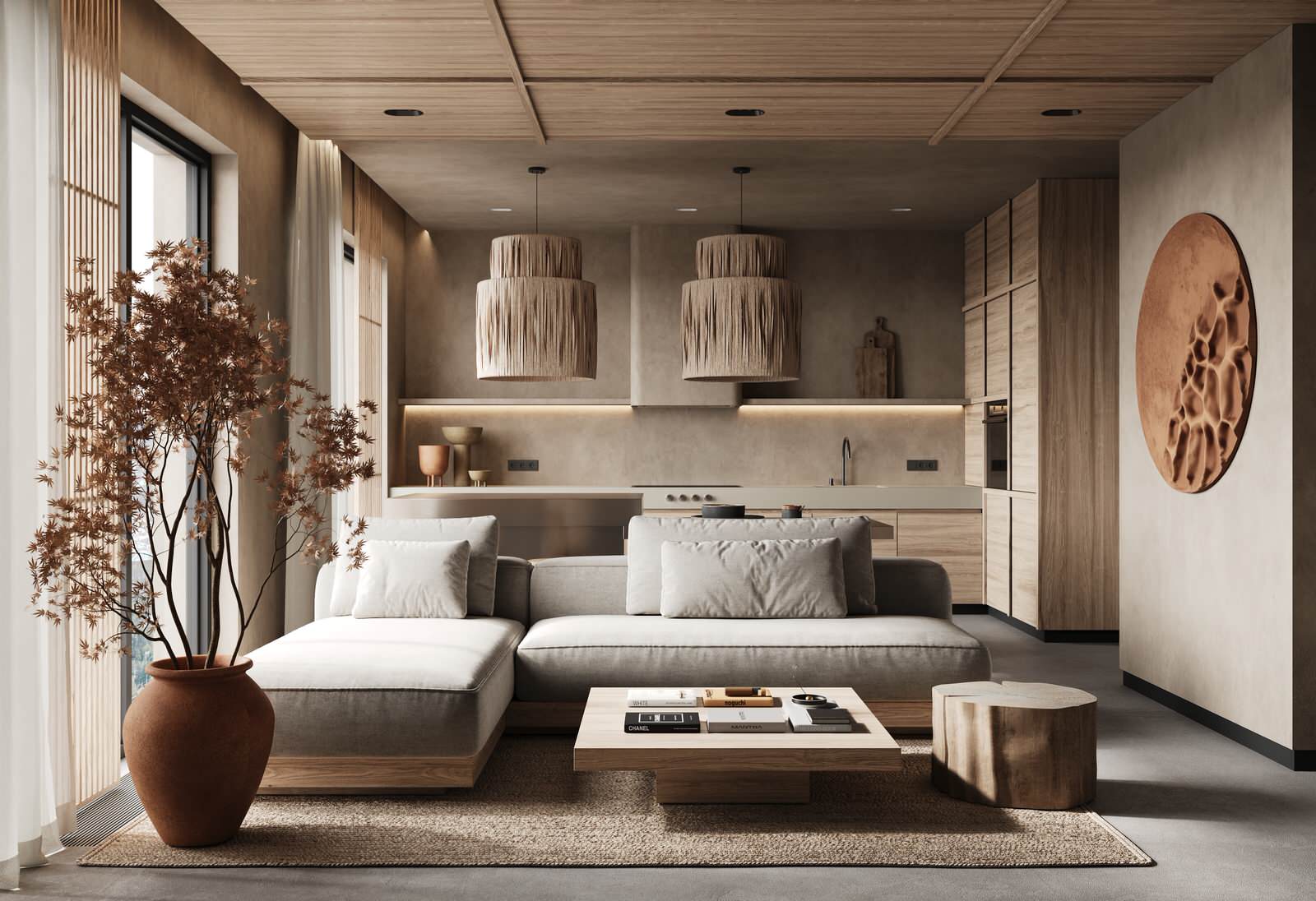 Обложка проекта: "Japandy", 73 квадратных метра