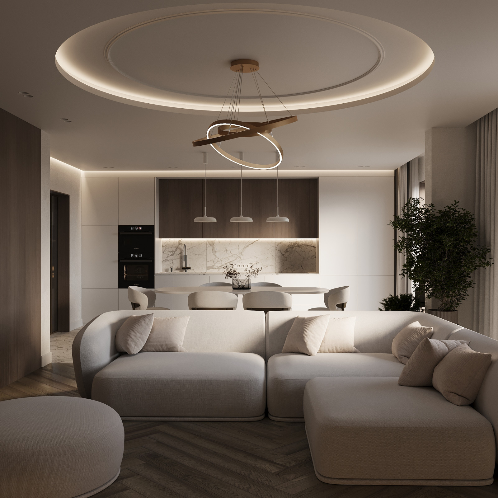 Гостиная в современном стиле