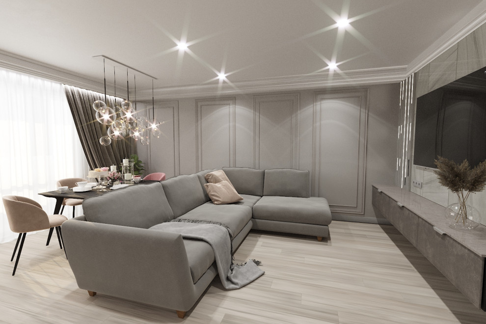 Трехкомнатная квартира в ЖК "Серебряный бор"