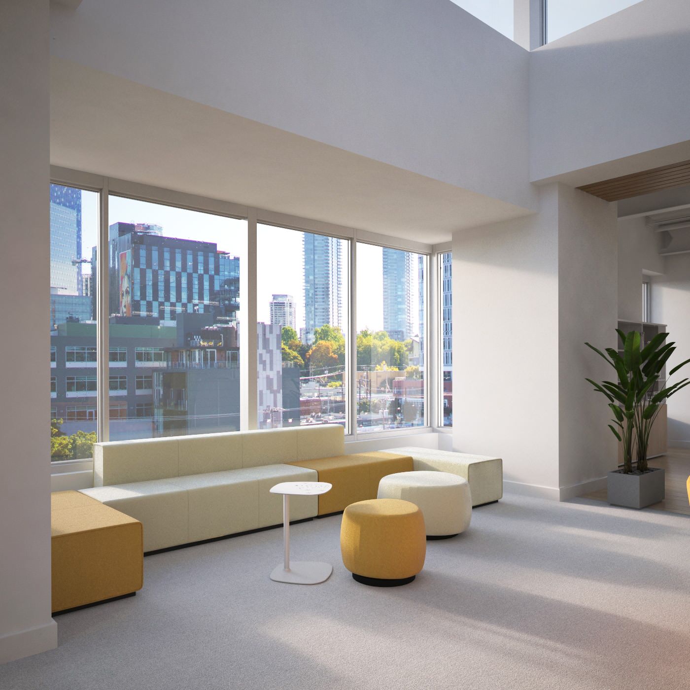 Офис.Оперативная мебель серии Тргетт и мягкая мебель серии Скорцезе