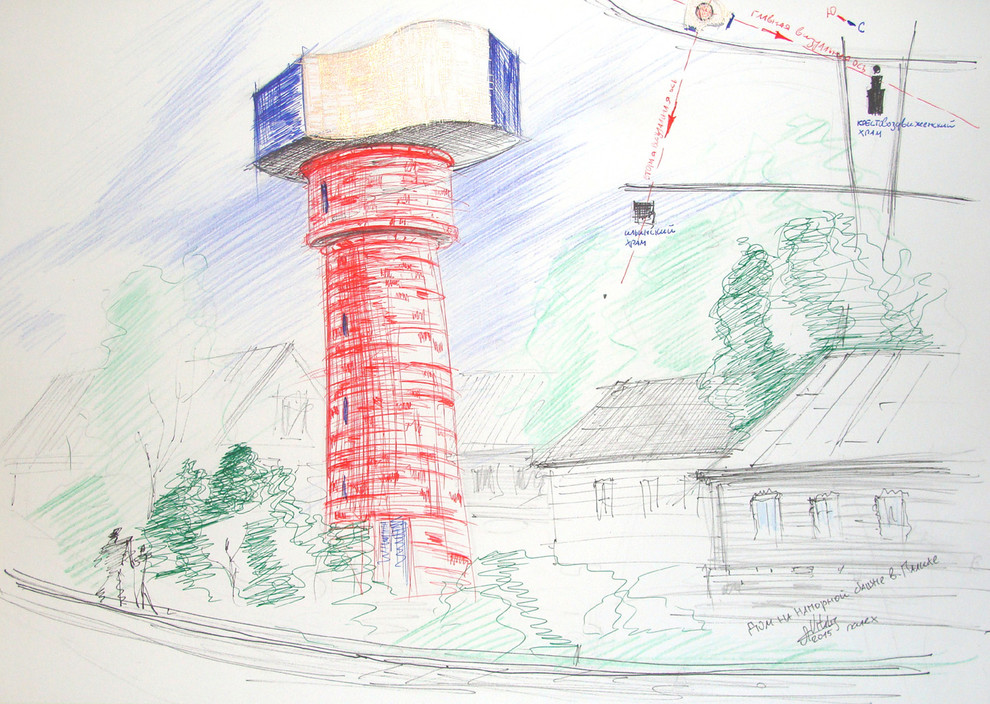 Размышление с карандашом - наброски, малоэтажные частные дома и таунхаусы