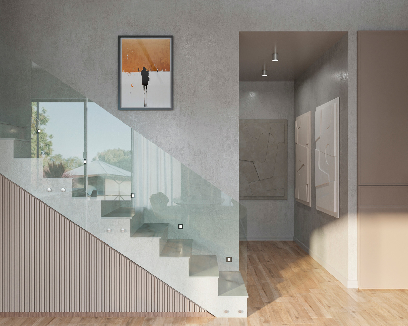 Дизайн опенспейса в Израиле 2 вариант