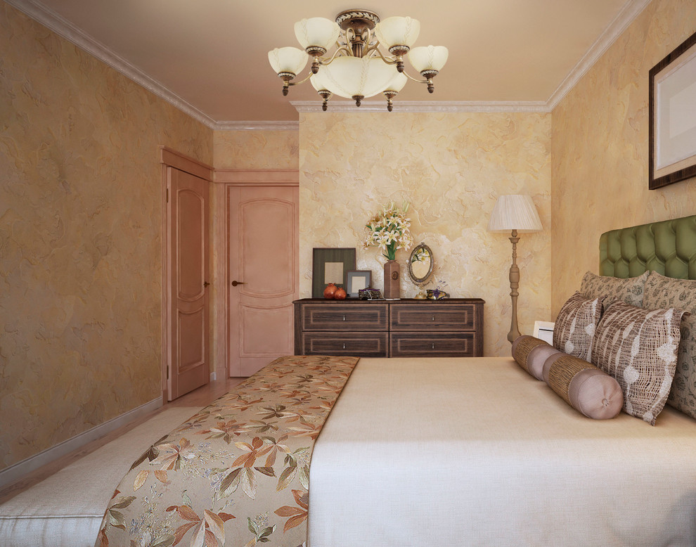 Уютная спальня в ретро стиле