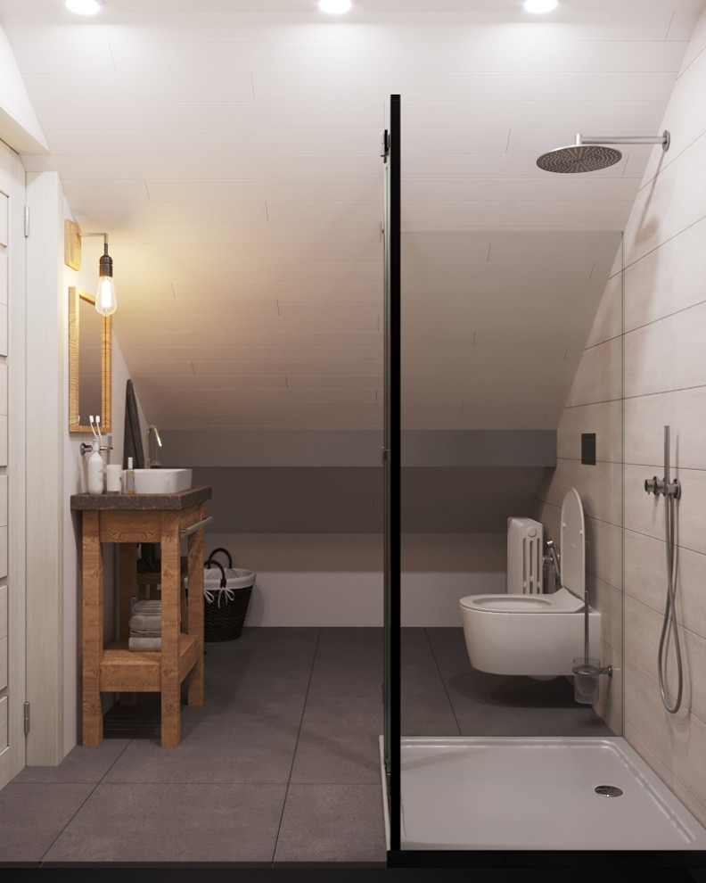 Спальня на мансардном этаже