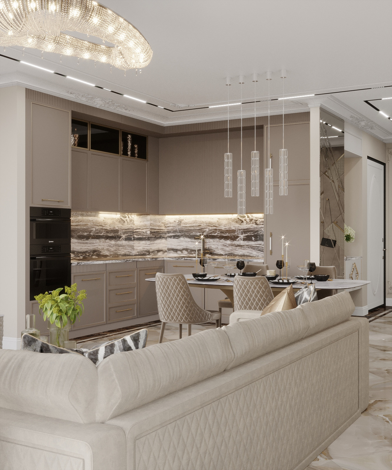 Дизайн интерьера квартиры в ЖК "Onyx Deluxe"