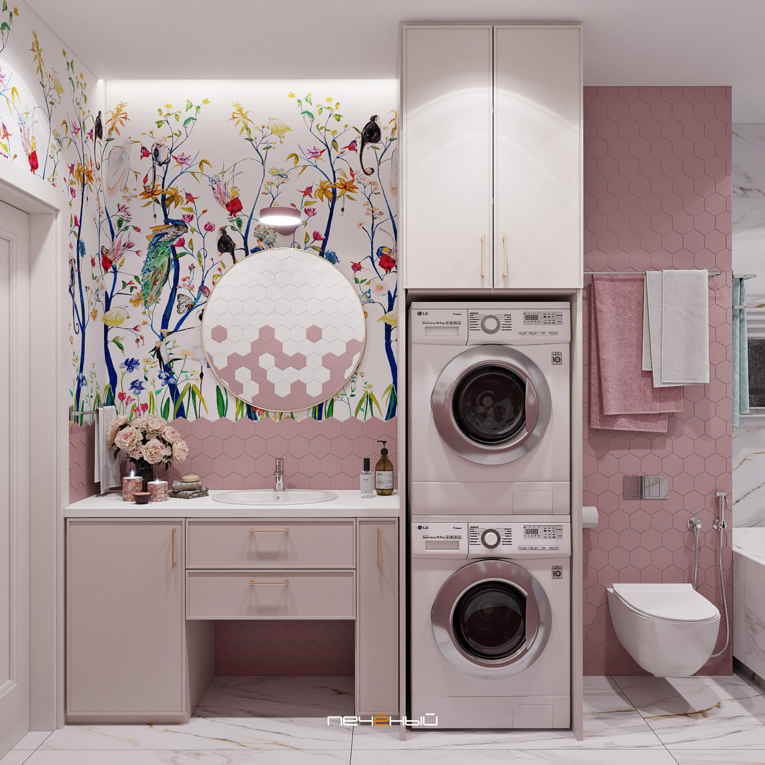 Просторная евротрёшка площадью 86 квадратных метров