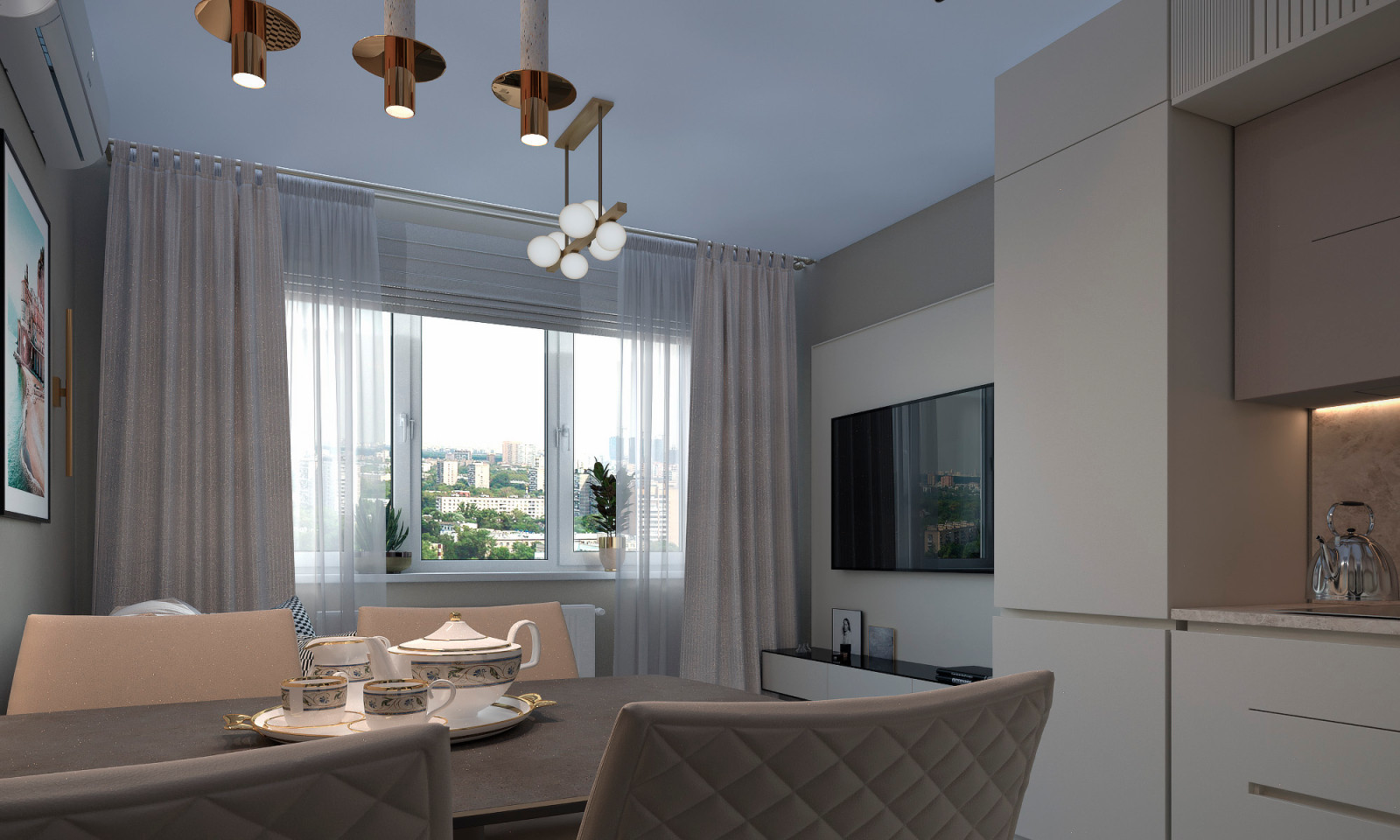 Трехкомнатная квартира в ЖК "Ты м Я"