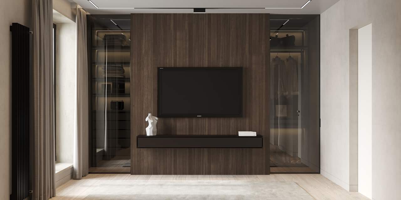 Спальня в трехкомнатной квартире в Москве, м. Войковская