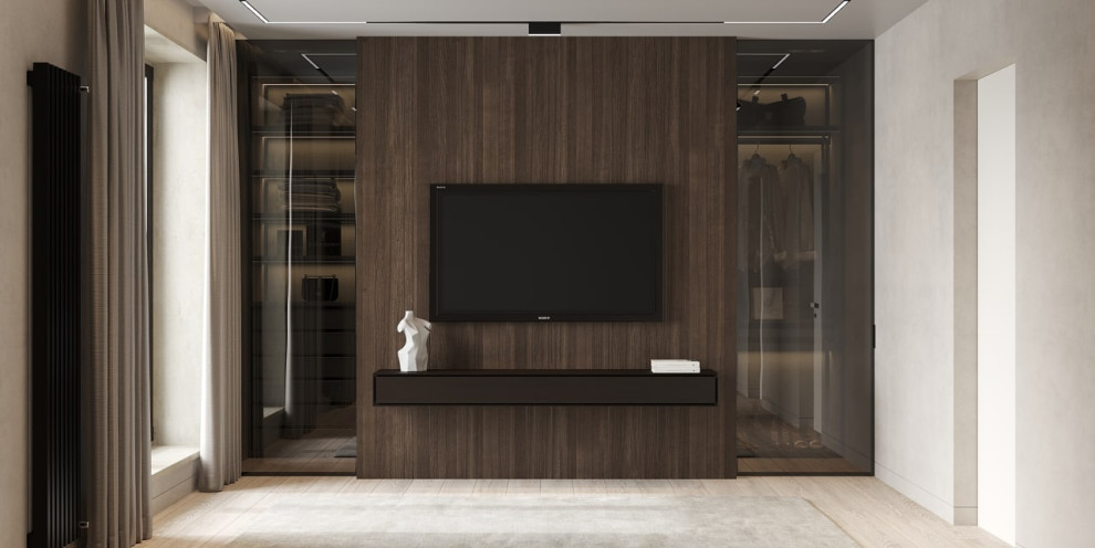 Спальня в трехкомнатной квартире в Москве, м. Войковская