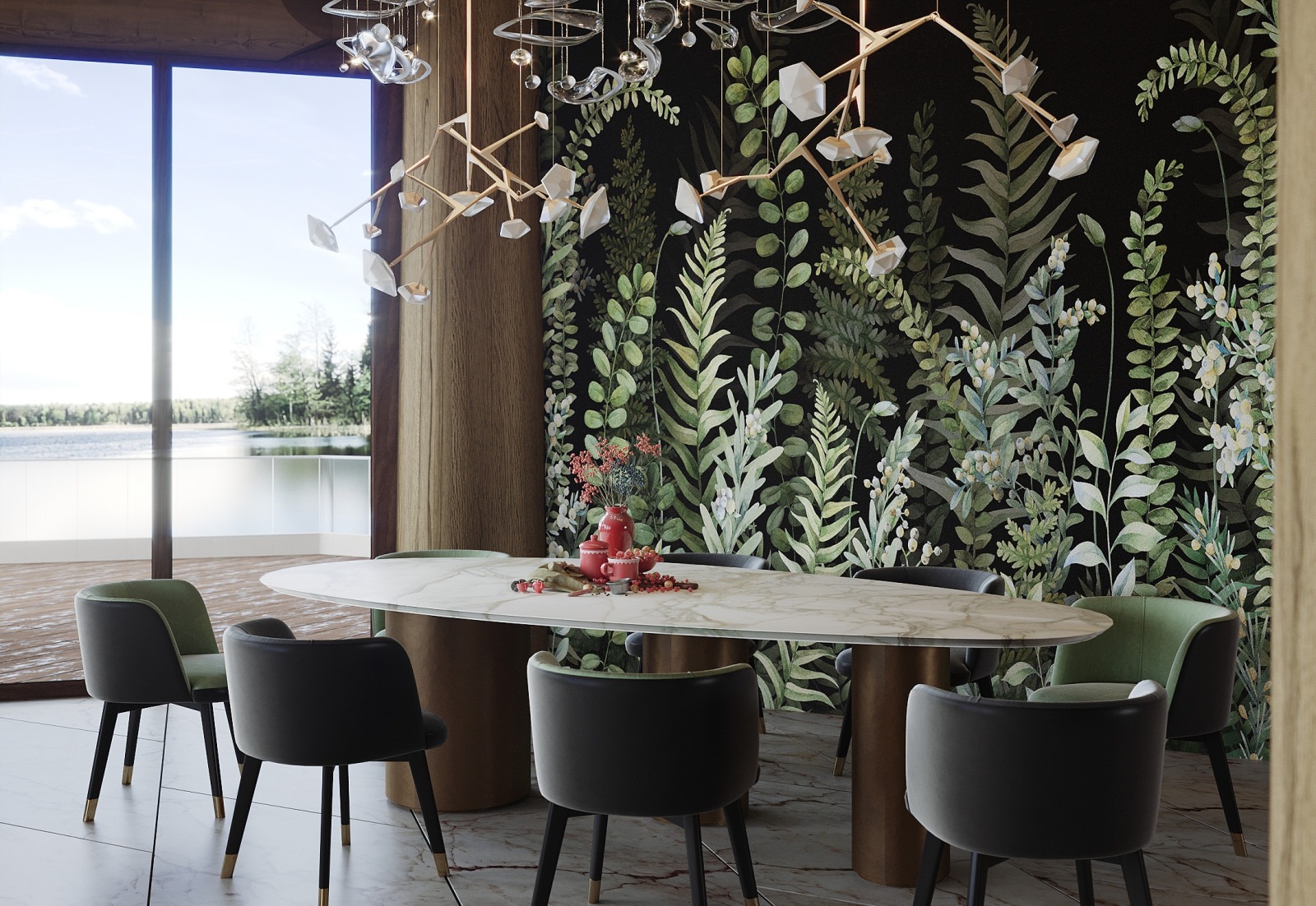 ЭСКИЗ-ПРОЕКТ ИНТЕРЬЕРА ДЕРЕВЯННОГО ДОМА