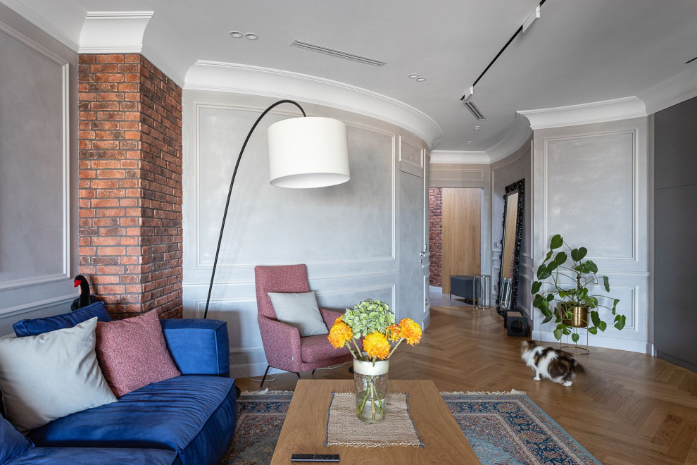 Квартира с яркими акцентами в интерьере