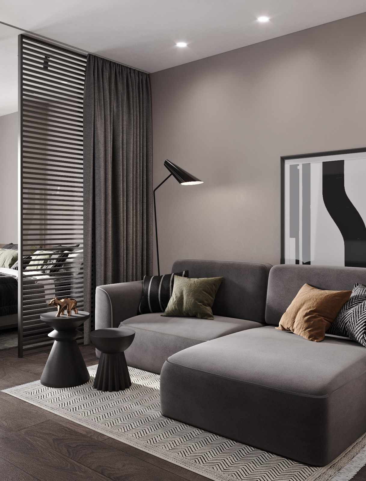 Дизайн-проект квартиры для молодой семьи в г. Москва