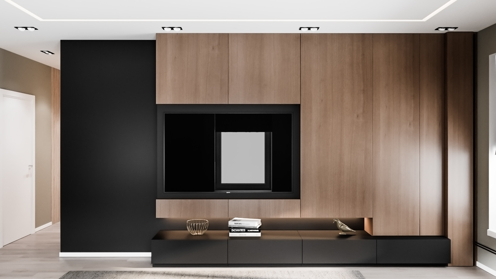 Дизайн проект квартиры в Москве в современном стиле (Варшавское шоссе, 2019)