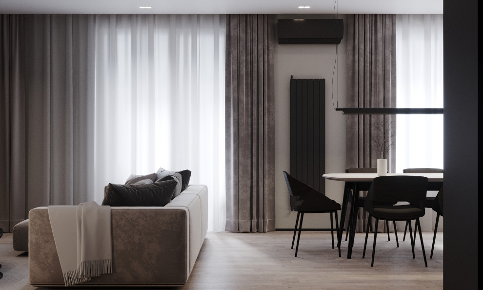 Интерьер квартиры 87м2 в поселке парке Весна