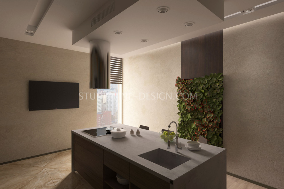 Дизайн 3-хкомнатной квартиры для холостяка