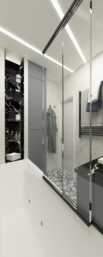 Трехкомнатная квартира в современном стиле в г. Новороссийск