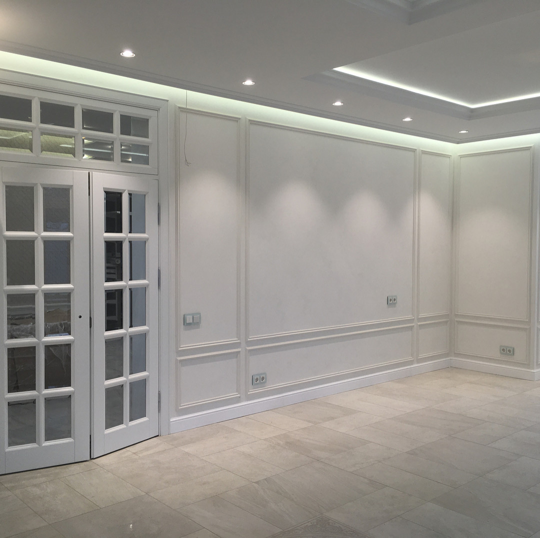 Отделка стен загородного дома. г. Всеволожск