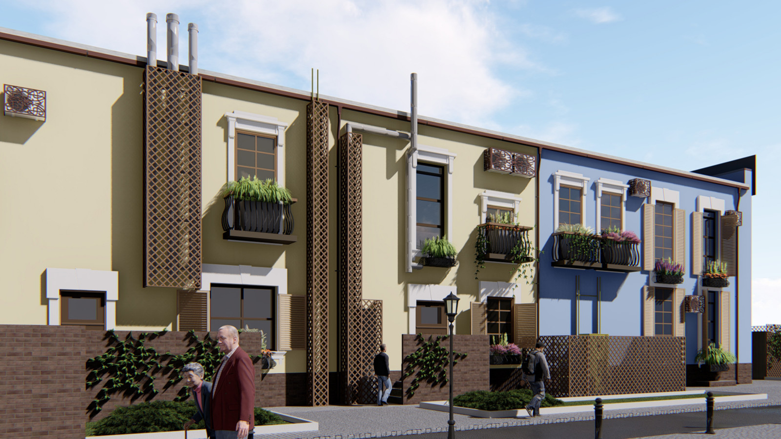 Обложка проекта: Архитектурный дизайн-проект "Французский Бульвар" в г. Волжский