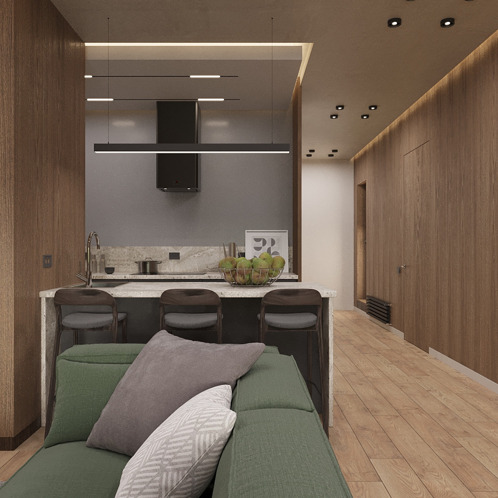 Квартира в стиле минимализм в Жк "Дудергоф"