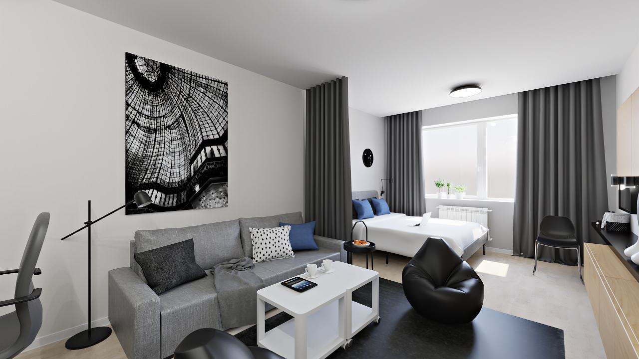 Двушка для семьи с двумя детьми, в которой жизнь кипит