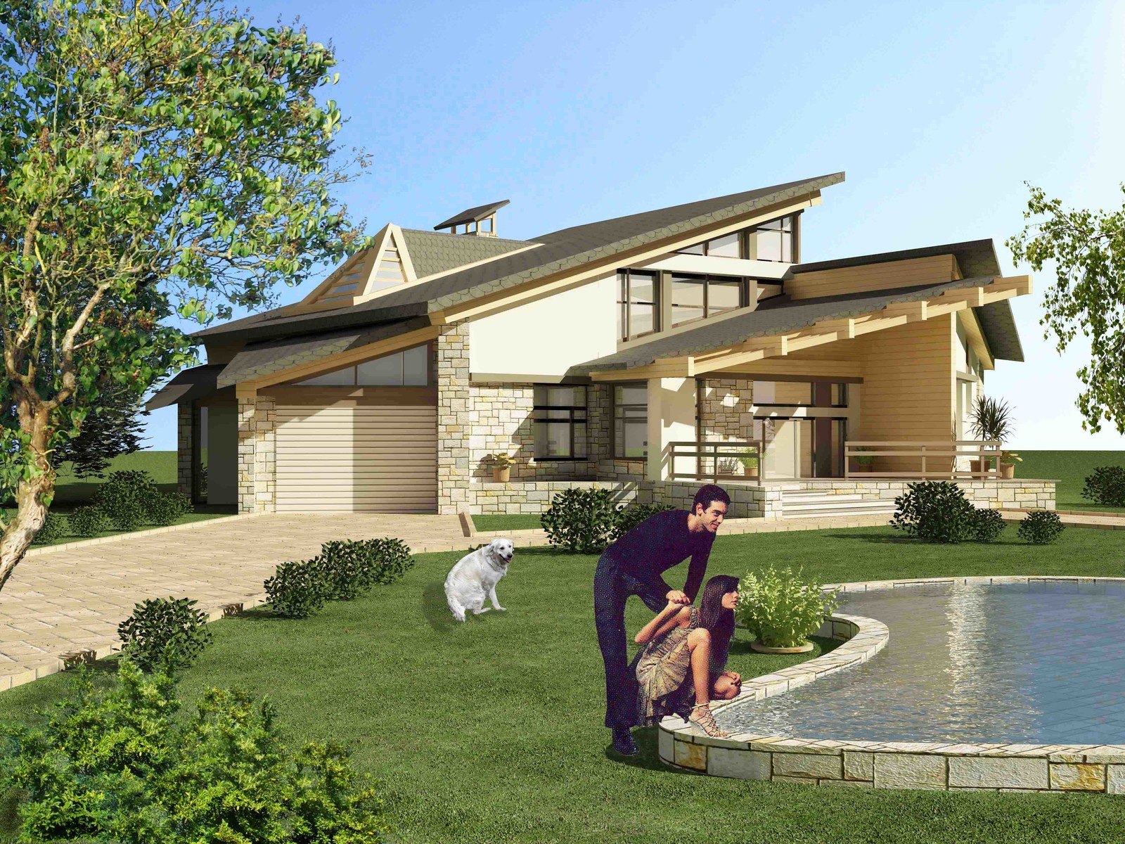 Коттеджный посёлок "Яхромские Горки-2" с разработкой индивидуальных жилых домов.