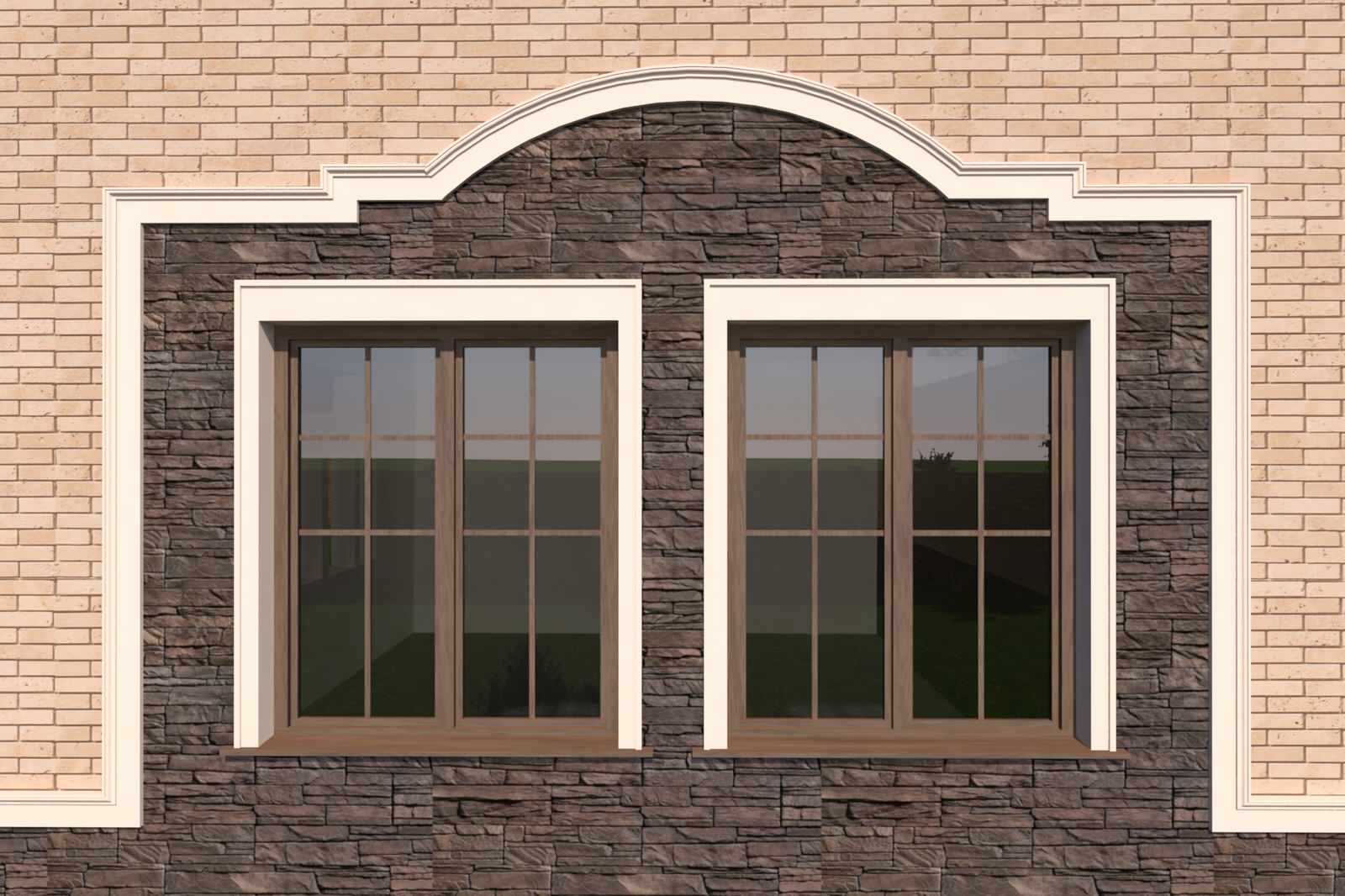 Дизайн фасада дома, Ленинградская область