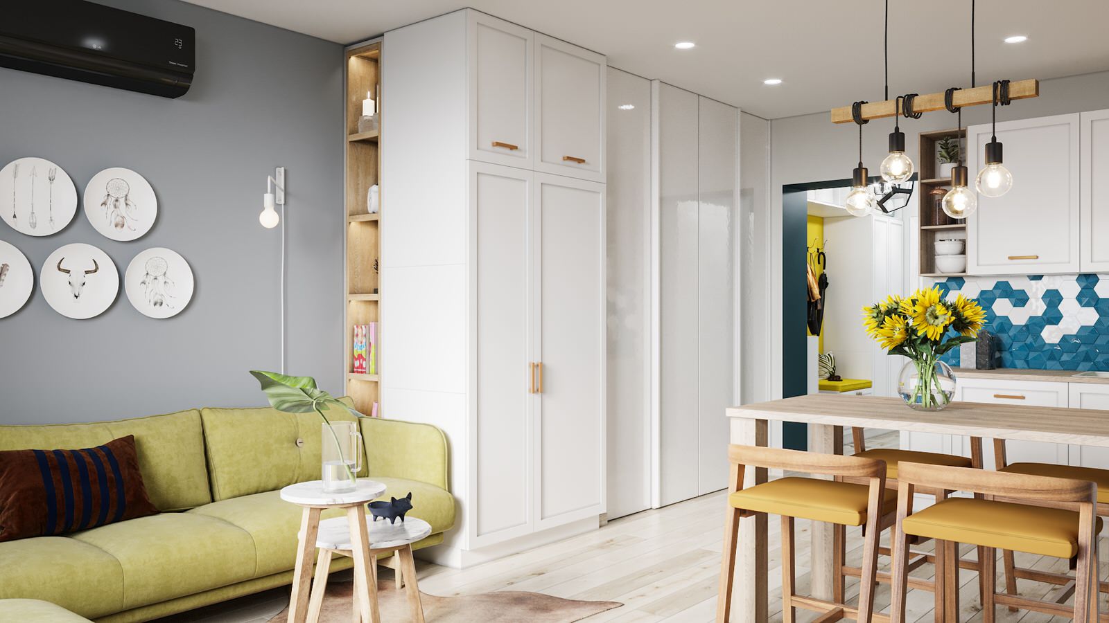 Однокомнатная квартира для пары