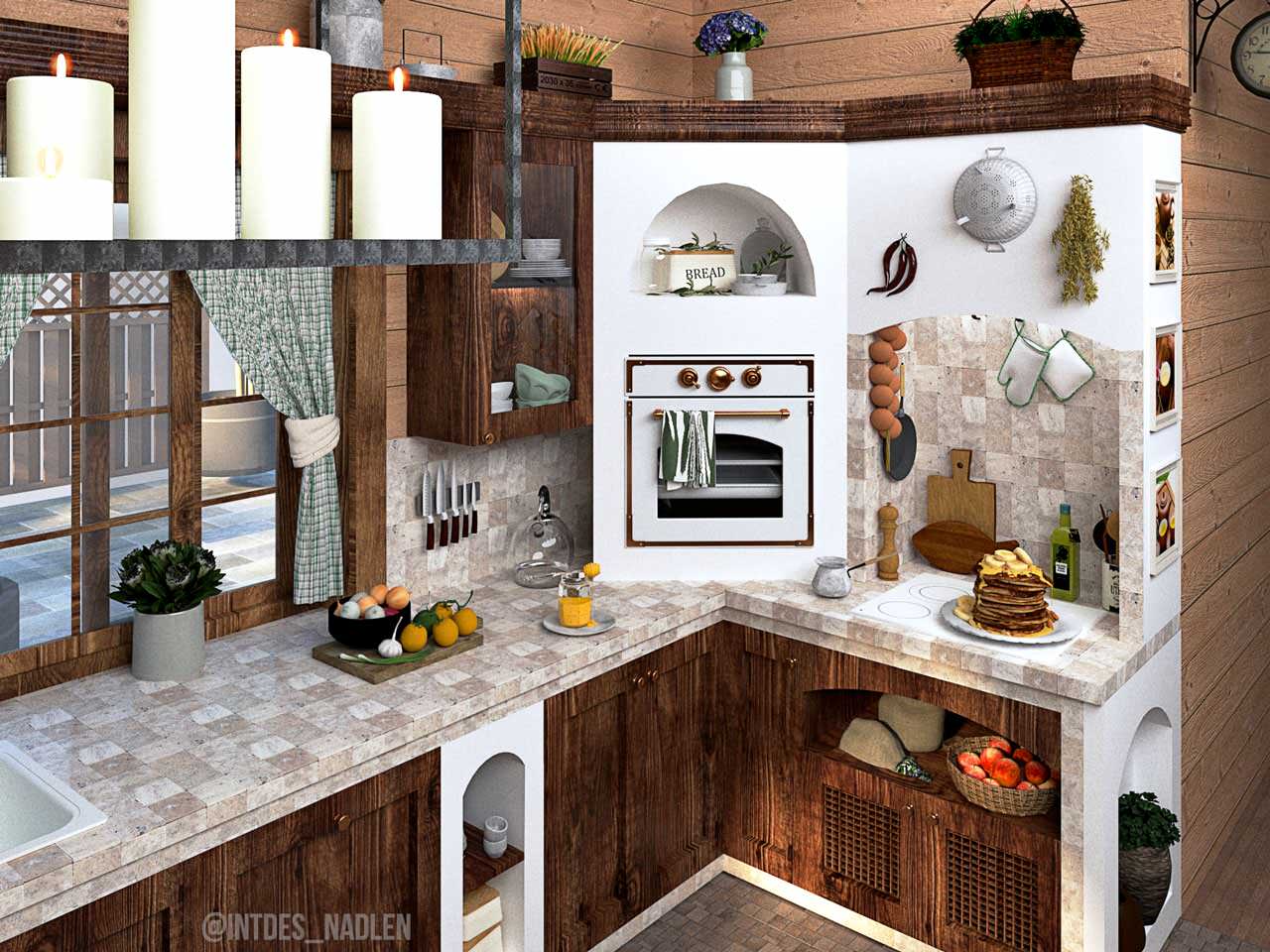 Обложка проекта: Шале в доме из клееного бруса